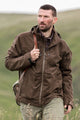 Hoggs of Fife Rannoch Coat Lightweight W/P shooting Jacket in Brown RLWJ/BR/3