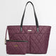 Barbour New Quilted tote Bag in Fig LBA0395BR92