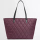 Barbour New Quilted tote Bag in Fig LBA0395BR92 back