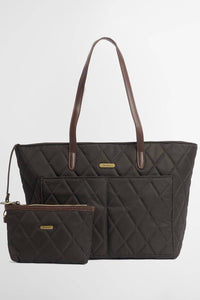 Barbour Bag Quilted Tote bag in dark Brown Olive  LBA0395OL75