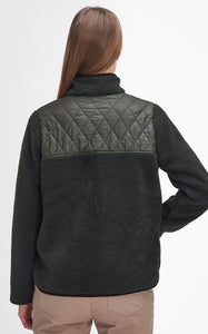 Barbour Brambles Fleece in Olive Sage Green LFL0075SG71 back