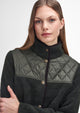 Barbour Brambles Fleece in Olive Sage Green LFL0075SG71 top