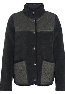 Barbour Brambles Fleece in Olive Sage Green LFL0075SG71 fashion