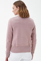 Barbour Ladies Knitwear Rockling Crew neck in Pink Gardenia LKN1415PI19 back