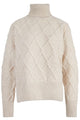 Barbour Ladies Knit Sweater Perch in Oatmeal LKN1419ST51 polo