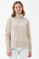 Barbour Ladies Knit Sweater Perch in Oatmeal LKN1419ST51 length