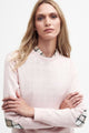 Barbour Knitted Jumper new Lavender in Mousse pink LKN1504PI37 patches