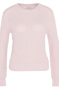 Barbour Jumper Knitted Angelonia in Mousse Pink LKN1516PI37 fashion