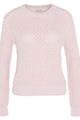 Barbour Jumper Knitted Angelonia in Mousse Pink LKN1516PI37 fashion