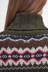 Barbour Jumper Helen Knitted Sweater LKN1560MI11 neck
