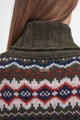 Barbour Jumper Helen Knitted Sweater LKN1560MI11 neck