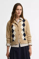 Barbour Knitted Cardigan Mariana Warm Trench LKN1823BE93 diamond