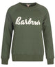 Barbour Ladies Top Otterburn overlayer in Olive Green LOL0194OL51 fashion