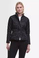 Barbour Cavalry Flyweight Quilted Jacket in Black LQU0228BK91 front
