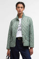 Barbour Cavalry Flyweight Quilted jacket in Blue Sage  LQU0228BL21 front