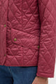 Barbour cavalry Flyweight quilted jacket in pink Wildberry LQU0228PI71 pocket