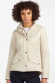 Barbour Cavalry Flyweight jacket in Pearl Silver LQU0228ST31 front