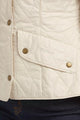 Barbour Cavalry Flyweight jacket in Pearl Silver LQU0228ST31 pocket