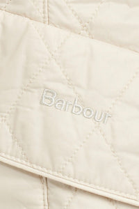 Barbour Cavalry Flyweight jacket in Pearl Silver LQU0228ST31 logo