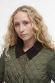 Barbour Annandale Quilted Jacket min classical Olive LQU0475OL91 collar