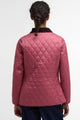 Barbour Annandale Quilted Jacket in Pink Wildberry LQU0475PI56 back