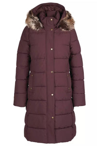 Barbour Grayling Ladies Quilted jacket with hood in Black Cherry LQU1641PU51 fashion