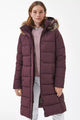 Barbour Grayling Ladies Quilted jacket with hood in Black Cherry LQU1641PU51