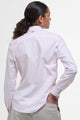 Barbour Shirt Ladies Derwent shirt in Pink/Hessian Tartan LSH1409PI37 back
