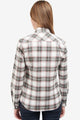 Barbour Ladies Shirt new Daphne in Cloud/Olive check LSH1540WH52 back