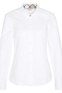 Barbour Lavender ladies fitted shirt in white LSH1604WH11 classic