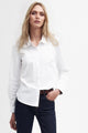 Barbour Lavender ladies fitted shirt in white LSH1604WH11 casual