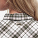 Barbour Angelonia Oversized long sleeve Shirt in Olive /pink Check LSH1614OL51 logo