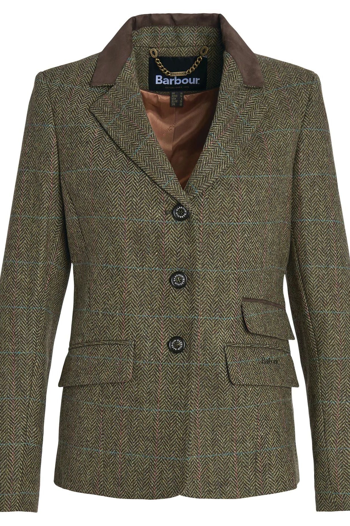 Barbour tweed coat hot sale