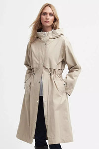 Barbour Lavender waterproof Jacket in light Sand LWB0891SN11 long