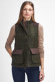 Barbour Gilet Glades Ladies wool Gilet in Olive tartan tweed LWO0239OL91 hand