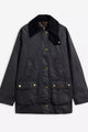 Barbour NEW Modern Beadnell long wax in NAVY  LWX1402NY92 flat