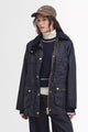 Barbour NEW Modern Beadnell long wax in NAVY  LWX1402NY92 longer