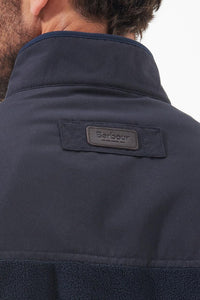 Barbour Fleece jacket in Navy MFL0147NY71 logo