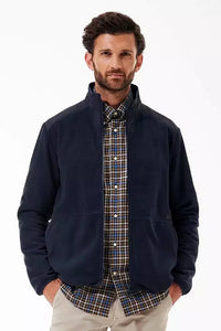 Barbour Fleece jacket in Navy MFL0147NY71 open