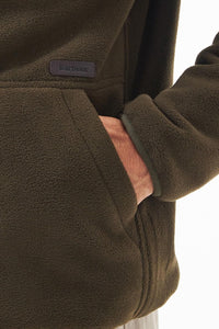 Barbour Fleece in OLIVE MFL0147OL71 pocket