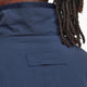 Barbour Fleece Reversible in Navy MFL0195NY71 back logo