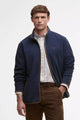 Barbour Fleece Harwood Zip through Fleece in Navy MFL0216NY91 open