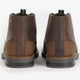 Barbour Boots Leather REDHEAD Chukka Boots in MOCHA Brown MFO0138BR77 heel
