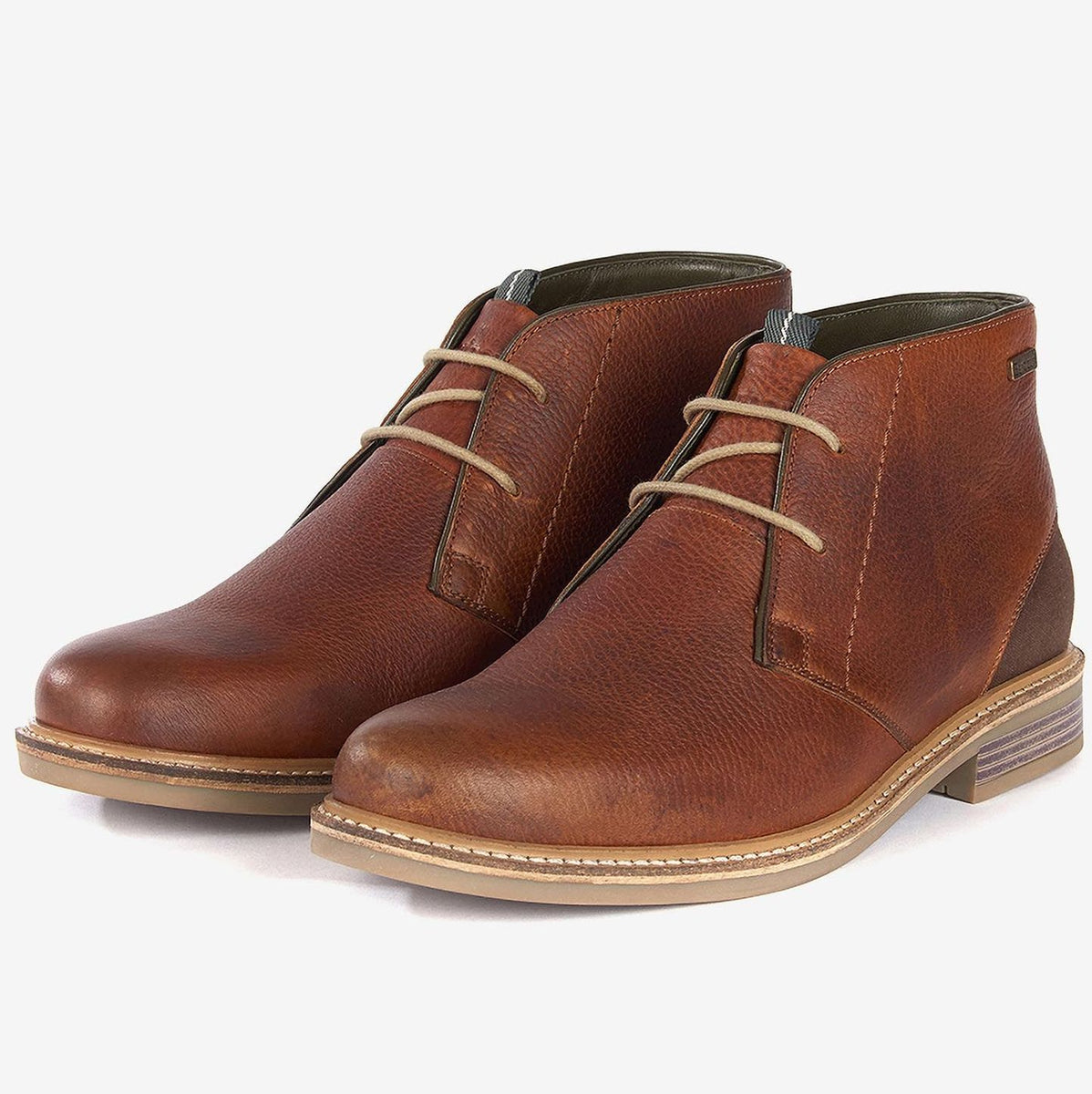 Barbour Boots Redhead Chukka Boots in Cognac Brown Leather - MFO0138TA ...