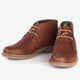 Barbour Boots Leather REDHEAD Chukka Boots in Cognac Brown MFO0138TA52 10