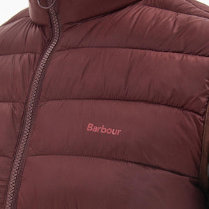 Barbour Gilet Bretby in Maroon Truffle  MGI0024BR71 logo