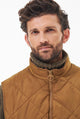 Barbour Gilet Finn mens in yellow washed ochre MGI0055SN73 collar