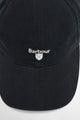 Barbour Cap Cascade  Baseball Cap in Black MHA0274BK11 logo