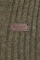 Barbour jumper Nelson essential half zip in Seaweed MKN0863GN73 logo