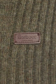 Barbour jumper Nelson essential half zip in Seaweed MKN0863GN73 logo